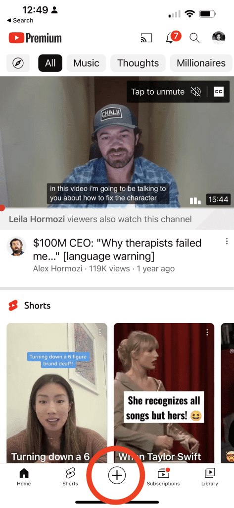 How to upload a video to YouTube from iPhone (2023)