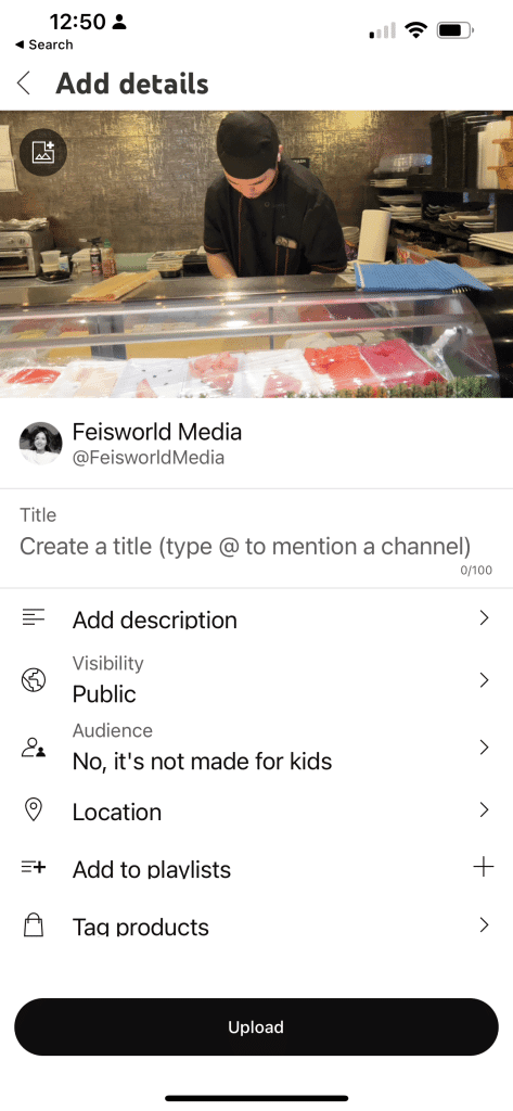 How to upload a video to YouTube from iPhone (2023)