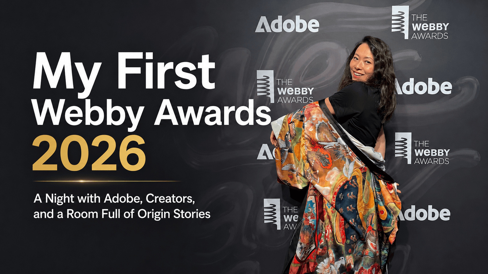 My First Webby Awards: A Night with Adobe, Creators, and a Room Full of Origin Stories