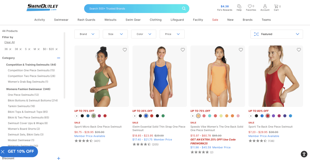 Swimoutlet whole body swimwear