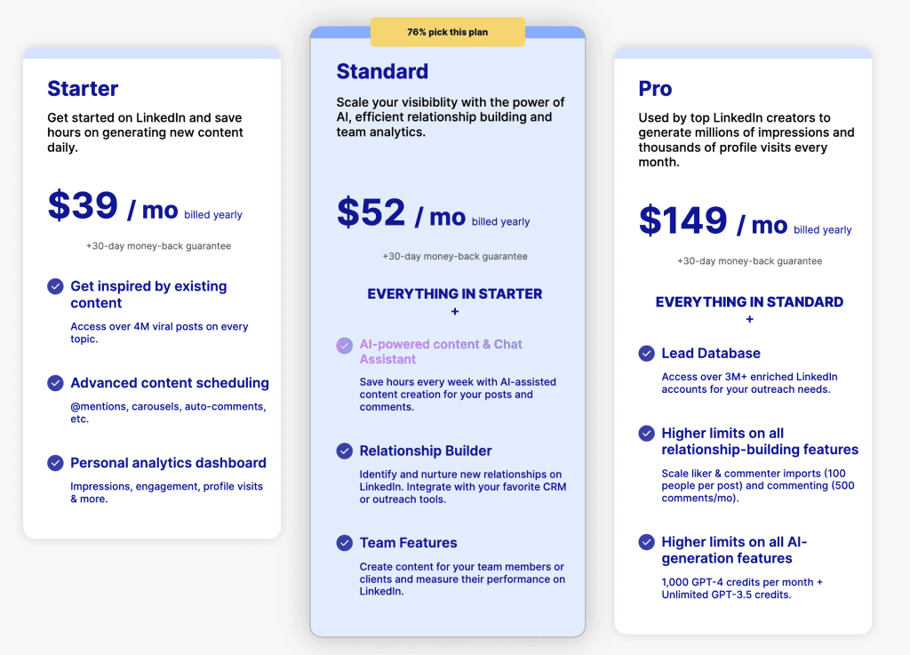 Taplio pricing