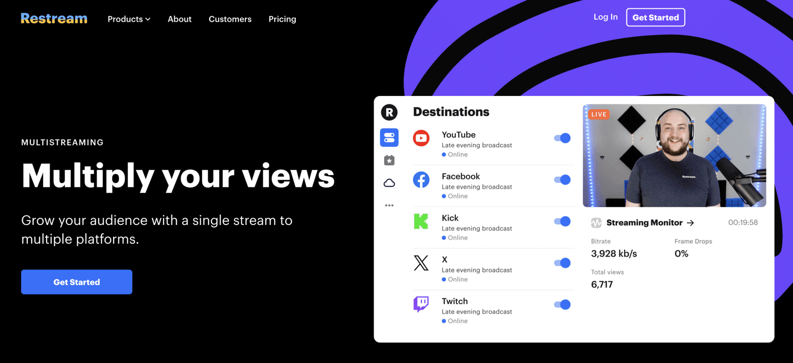 Restream: one of the best livestream tools for creators in 2024