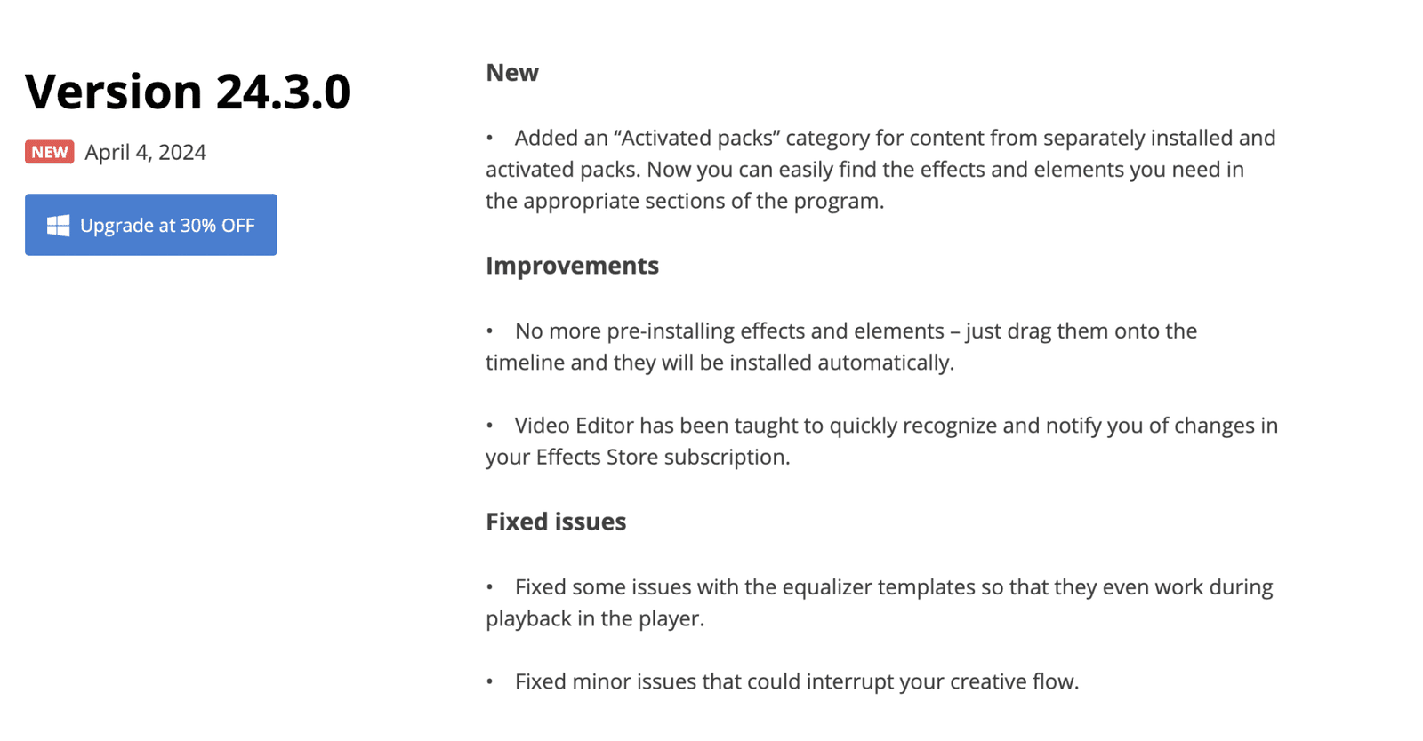 Movavi Spring Sale 2024, get 80% of on their latest version, Movavi 24.3.0