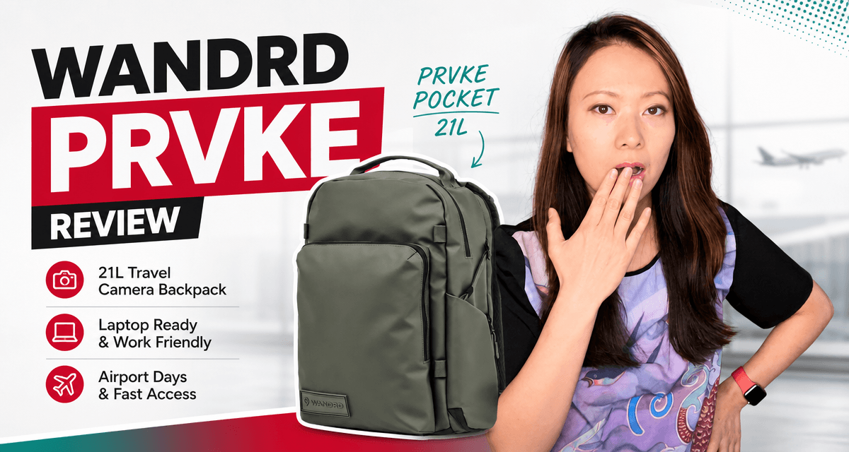 WANDRD PRVKE Pocket 21L Review: My Travel Backpack for Work, Camera Gear, and Airport Days