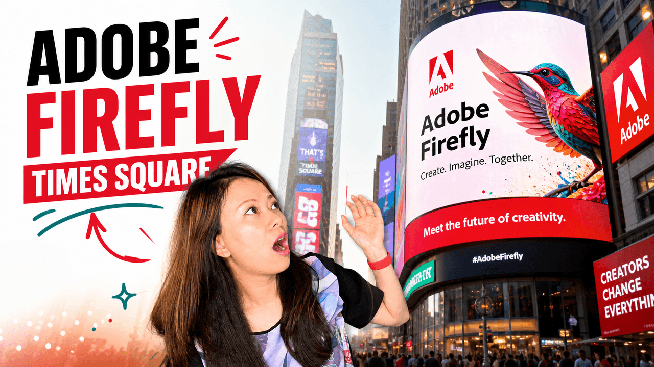 Adobe Firefly in Times Square: A Creator Weekend I’ll Never Forget