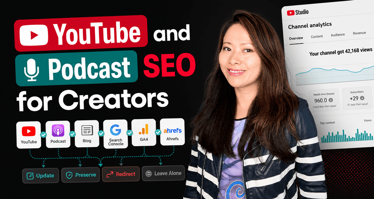 YouTube and Podcast SEO Workflow: How We Connected Video, Blog, and Search Data