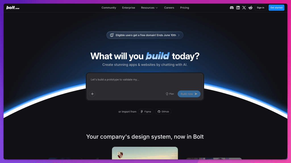 Bolt AI builder