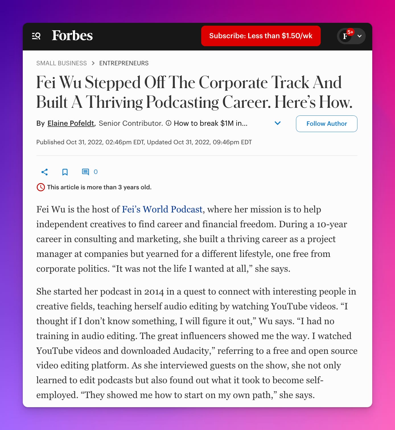 Forbes screenshot